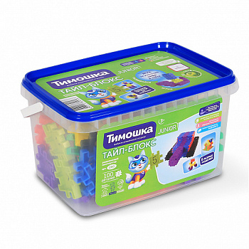 Конструктор Тайл-Блокс (100дет) 080 (Тимошка)
