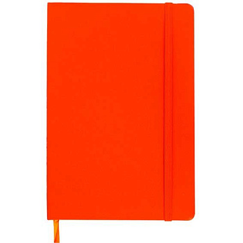 Записная книжка B6  80л. deVENTE 2252403 красная,кож.зам.,soft touch,резинка,крем.бум.