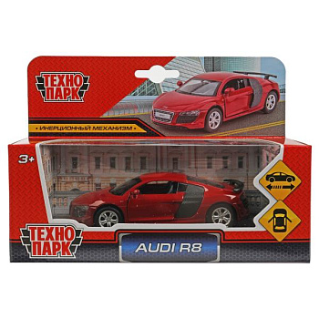 Машина Технопарк металл. Audi R8 GT (11,4см) откр.дв,инерц,в/к 67333