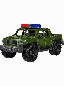 Джип Альфа Патруль (без тента, хаки) И-8930