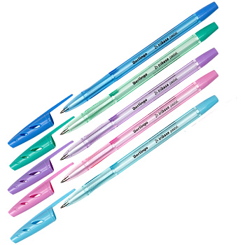 Ручка шариковая Berlingo "Tribase Pastel" синяя, 0,7мм CBp_70942