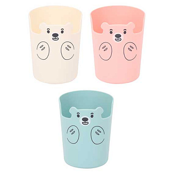 Подставка д/пиш.принадл. deVENTE "Teddy Bear" 4104346 бирюзовая 10,5*7,8см,с при