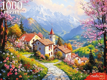 Пазлы (1000эл) Городок в горах П1000-8273
