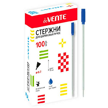 Стержень с поворот.механ. deVENTE 5074801 синий,0,7мм,115мм