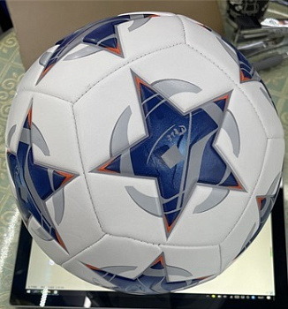 Мяч футбольный PU (420гр) MiBalon звезды D41100